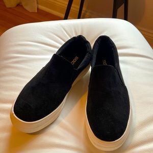 Soda TOPSHOE ave- Hike Platform Slip- On Sneaker w/Cushion Foam